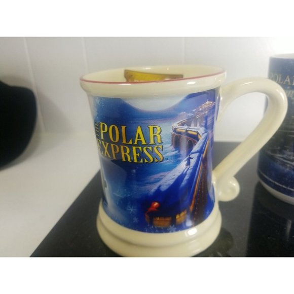 Polar Express 3D Raised Coffee Cup and Polar Express Train Ride Mug - Picture 2 of 9